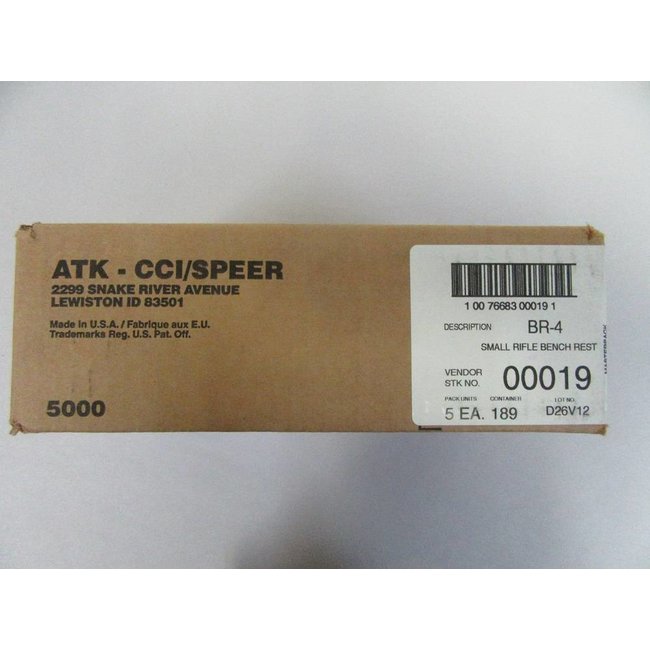 CCI Primers - Small Rifle Benchrest (BR4) 5000ct
