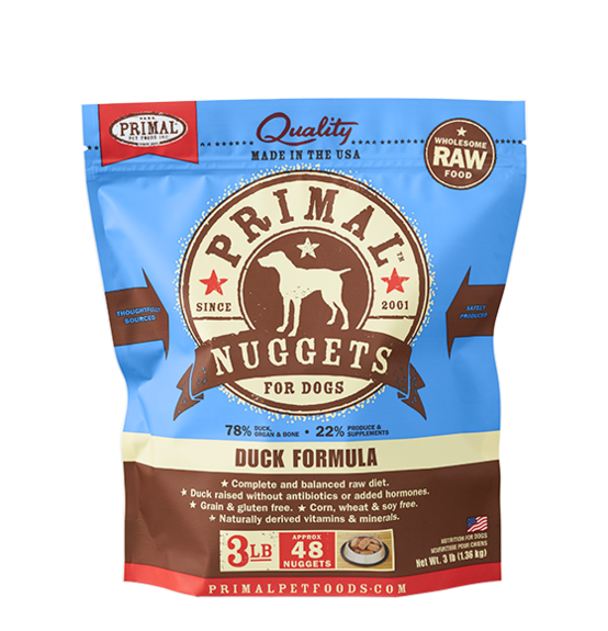 raw duck food for dogs