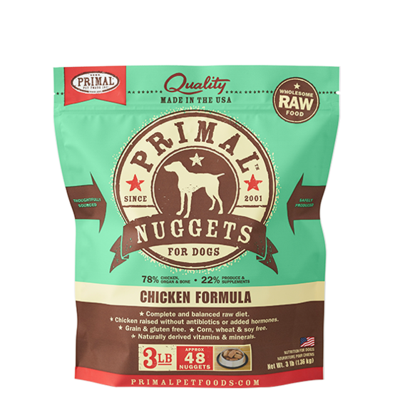 Primal Dog Food Frozen Raw Chicken