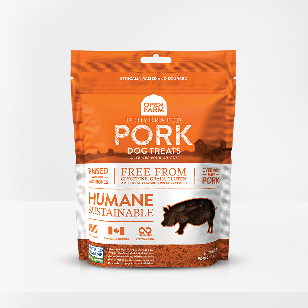 Open Farm Open Farms Treat Dehydrated Dog Pork 4.5oz