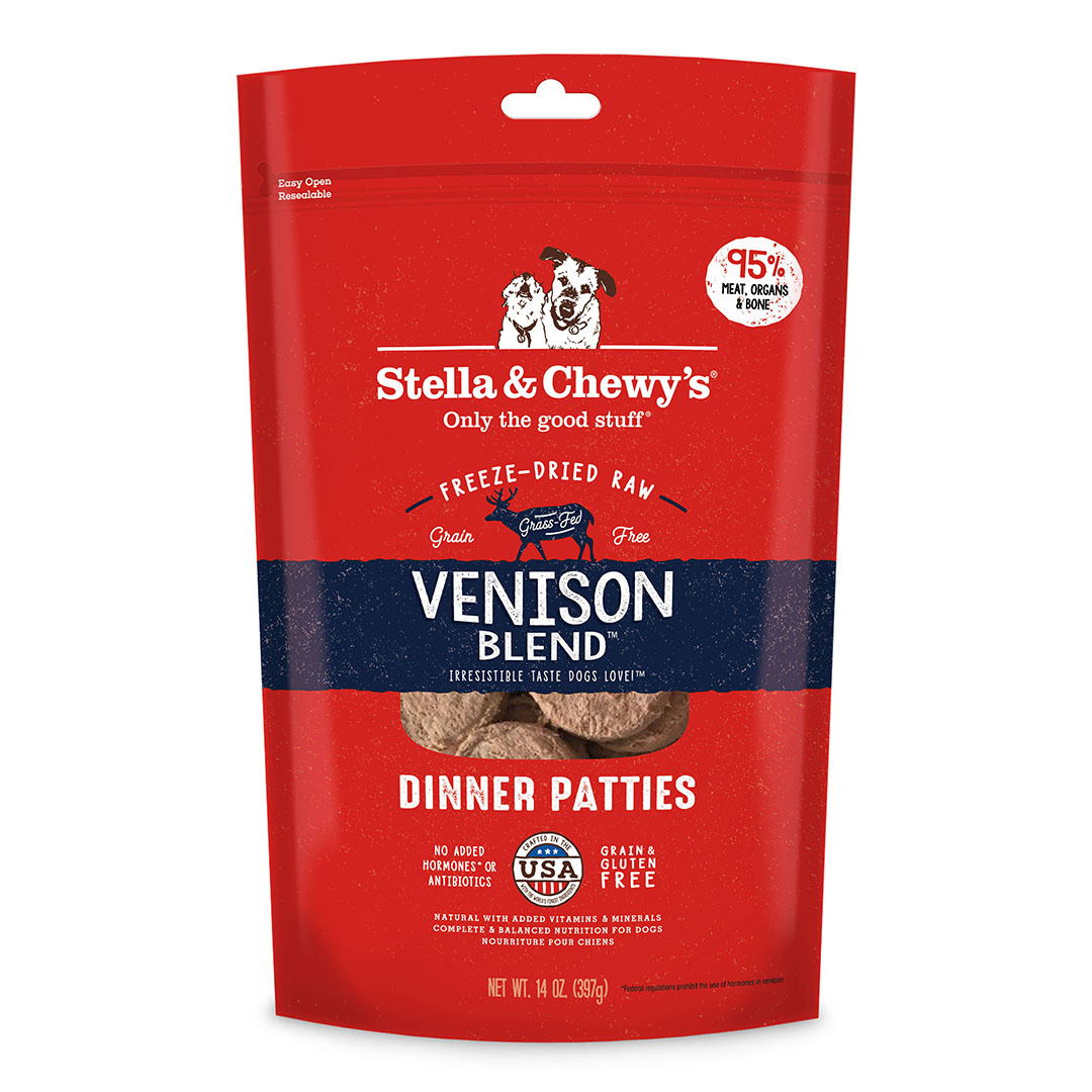 Stella & Chewy's Stella & Chewy's Freeze Dried Dog Food Venison Blend (Lamb) Patties