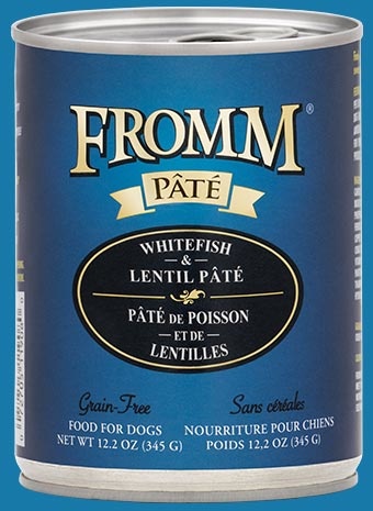 Fromm Fromm Pate Dog Can Grain Free Whitefish Lentil
