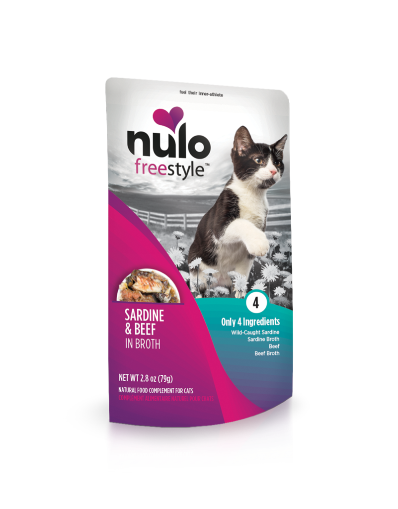 Nulo Nulo Freestyle Cat Food Pouch Grain Free Sardine & Beef