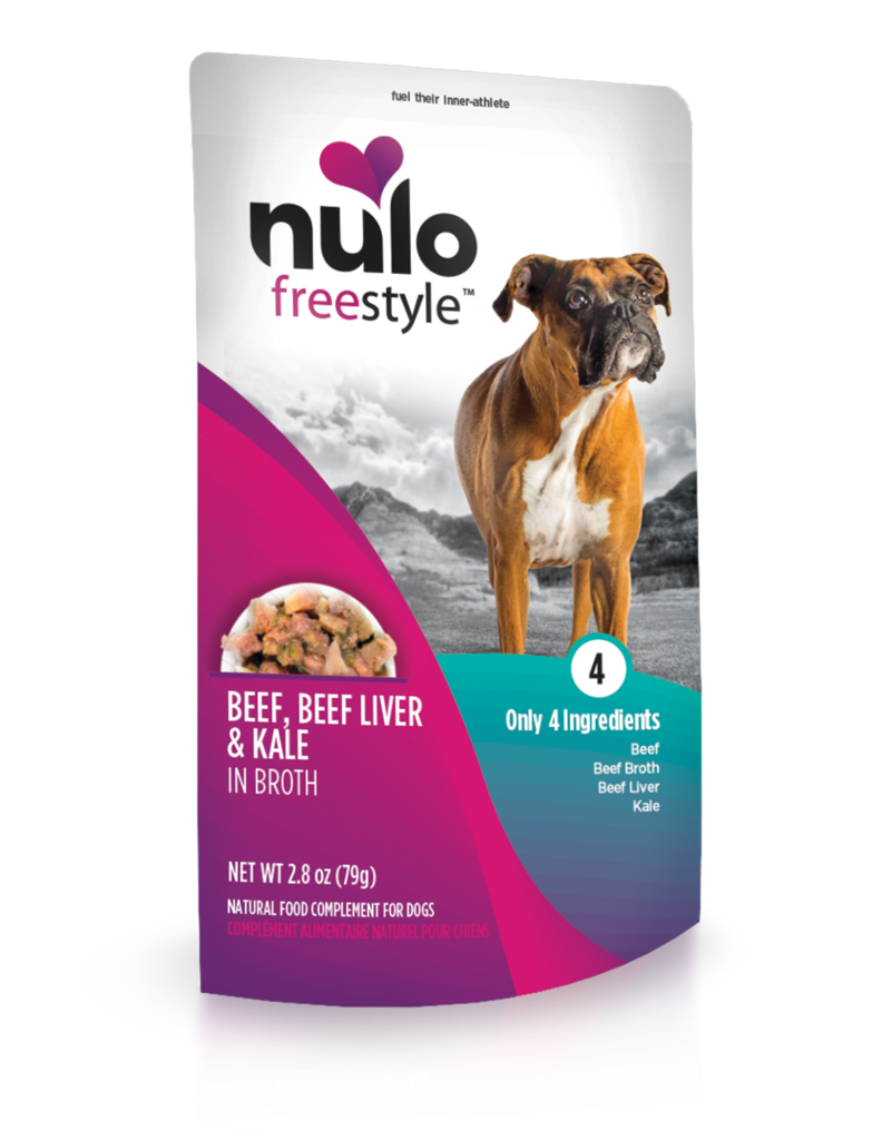 Nulo Nulo Freestyle Dog Food Pouch Grain Free Beef Kale