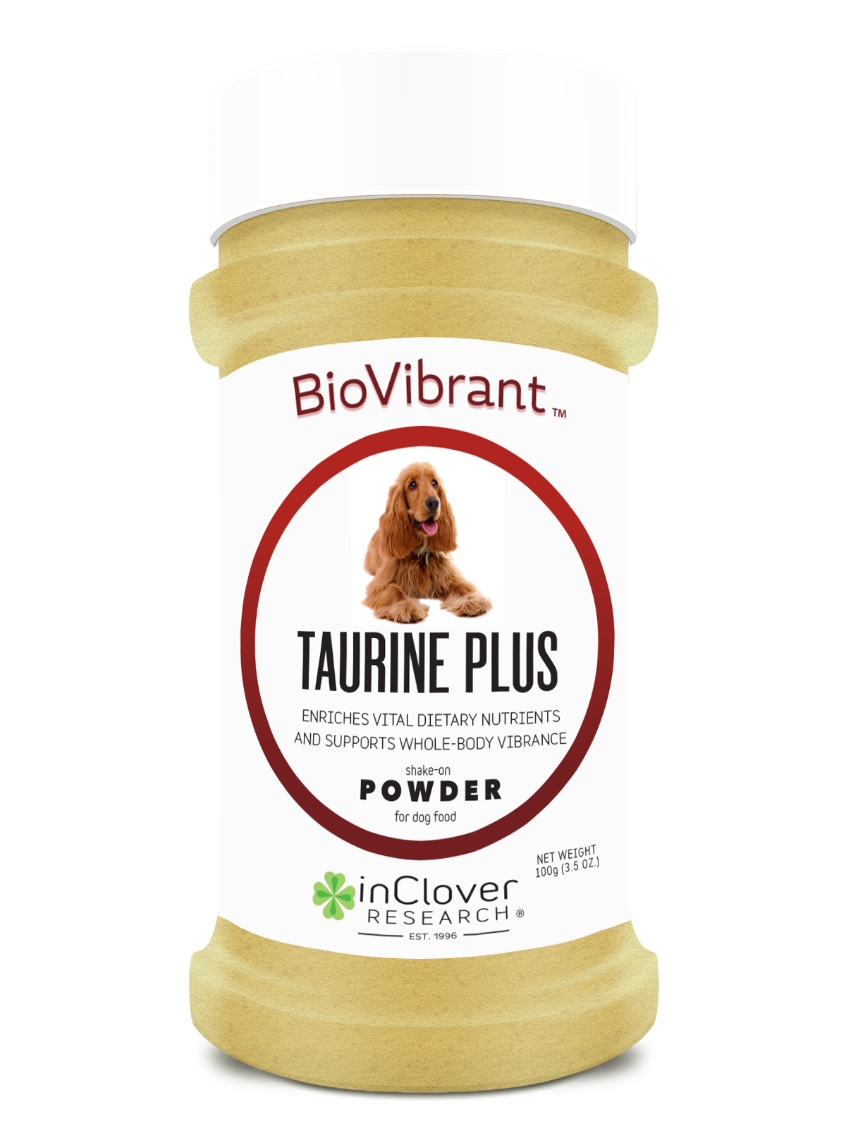In Clover Dog BioVibrant Taurine Plus Powder 3.5oz