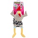 Happy Tails Dog Toy Durable Doodles Wacky Chicken