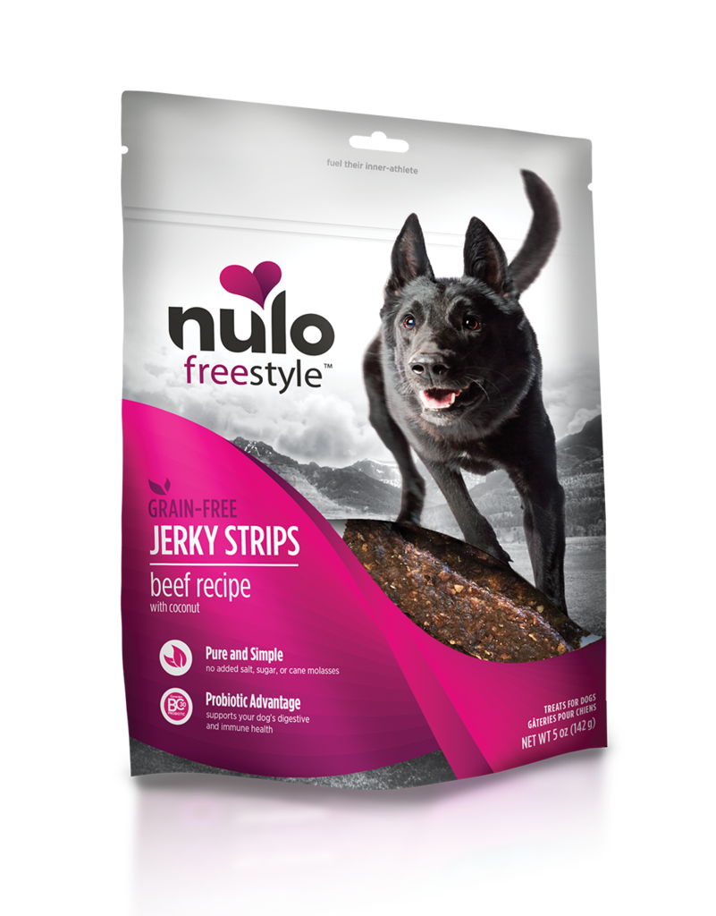 Nulo Nulo Jerky Treat Grain Free Dog Beef & Coconut