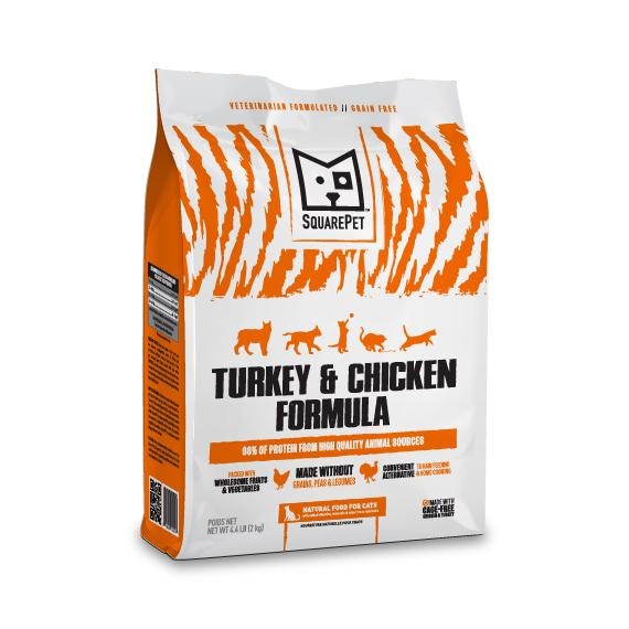 Square Pet SquarePet Powercat HMLC Cat Kibble Grain Free Turkey & Chicken