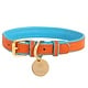 Poise Pup Collar Vibrant Sunset Leather
