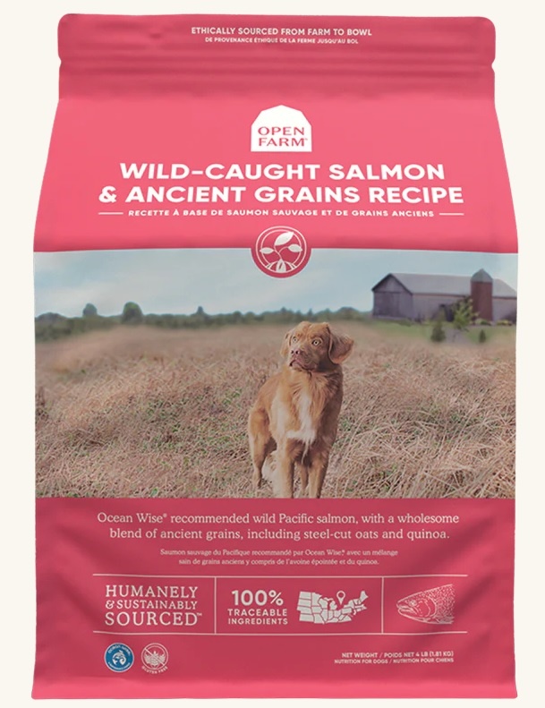 Open Farm Dog Kibble With Grain Salmon Tailwaggers