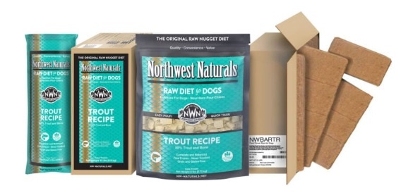 Northwest Naturals Dog Frozen Raw Trout