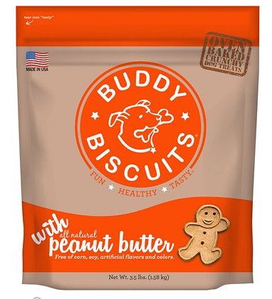 Cloud Star Buddy Biscuit Big Bag Peanut Butter 3.5# Big Bag