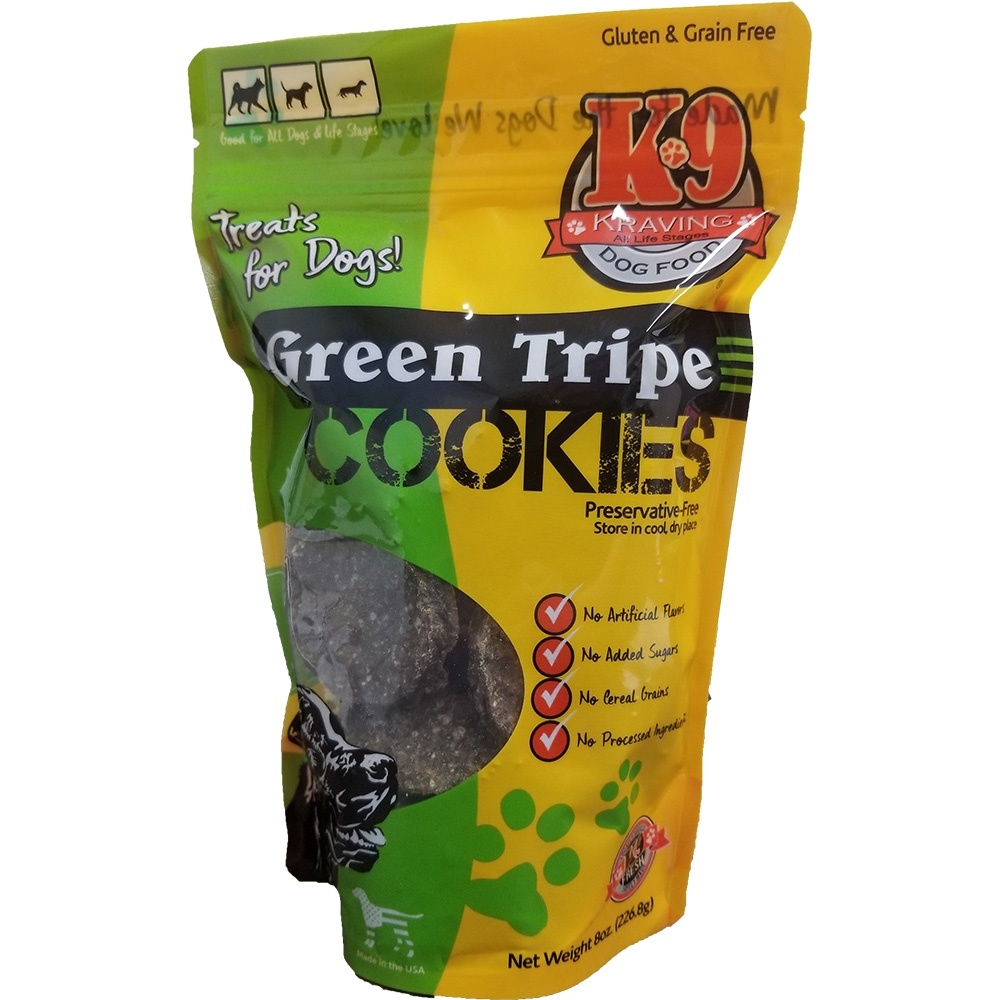 K9 Kravings K9 Kraving Green Tripe Cookies 8oz