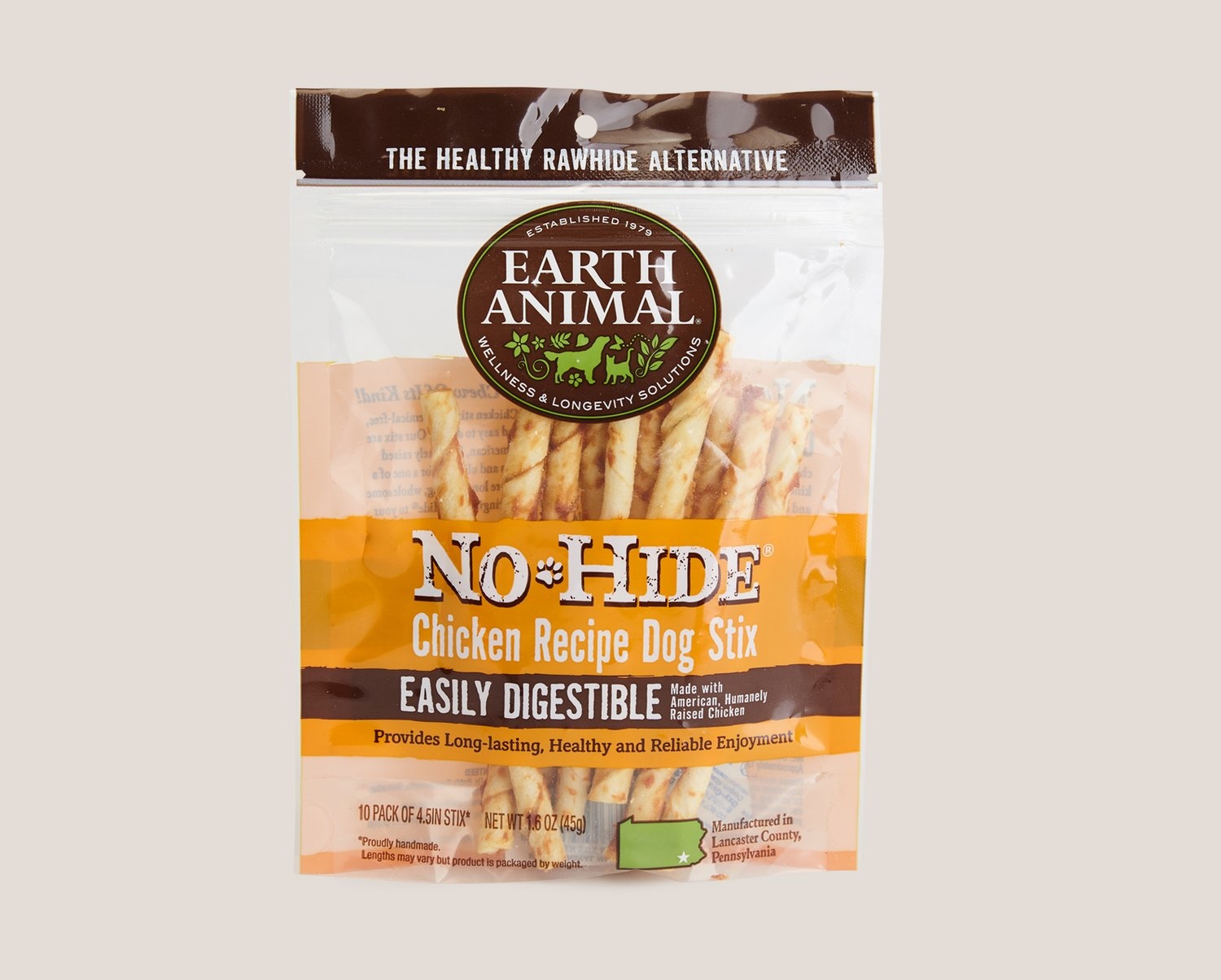 Earth Animal Earth Animal No Hide Chicken 10pk