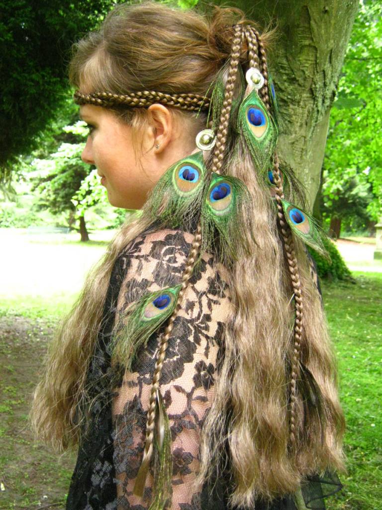 Headwear Peacock Feather Hairpin Hairstyle Design Tool Ethnic Dance Hair  Stick Hair Accessories – the best products in the Joom Geek online store