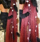 Gypsy Magician Hair Falls M feathers & cowries