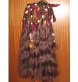 Hair fall pair Gypsy Magician M feathers & cowries