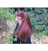 Goth Hair Fall M wild style, black white