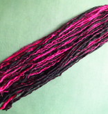 LAST Clip-In Dreads pink black or shades of purplen