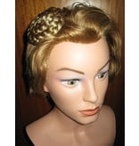 Hair Rosette, braided & twisted, large