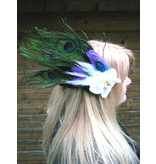 Peacock Feather Statement Headpiece Paradise