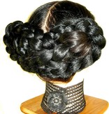 Braided Bun with Braid Down, short S Braided Bun with Braid Down, short S