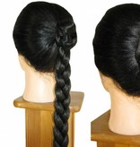 Braided Bun with Braid Down, short S Braided Bun with Braid Down, short S