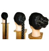 Braided Bun with Braid Down, short S Braided Bun with Braid Down, short S