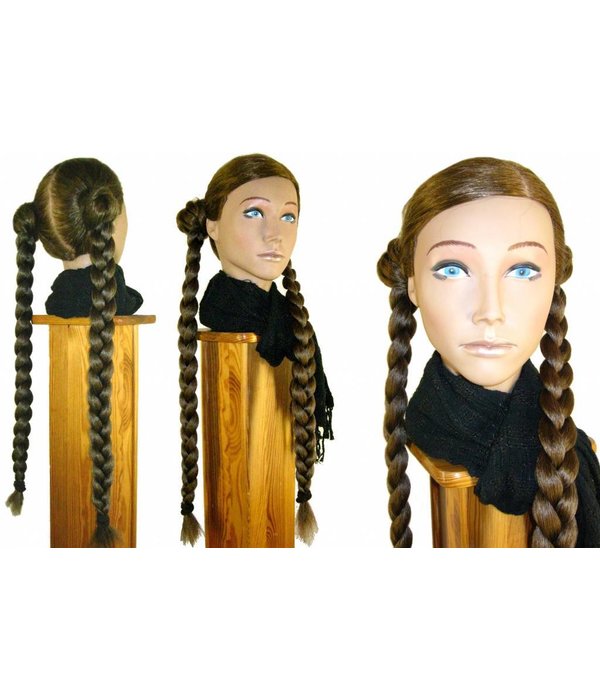 Braided Bun with Braid Down, short S