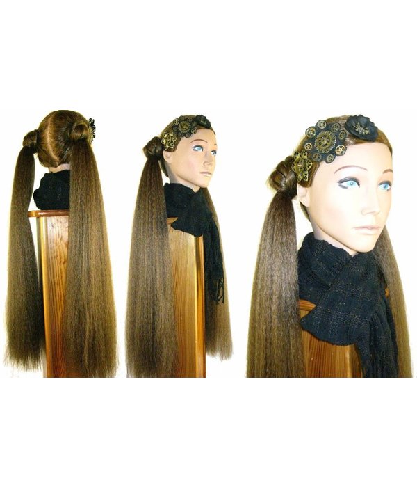 Braided Bun with Braid Down, short S