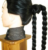 Braided Bun with Braid Down, short variant