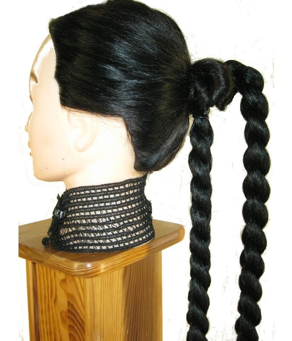 Braided Bun with Braid Down, short S