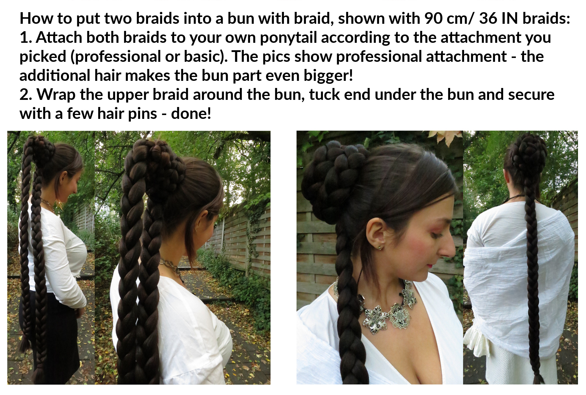 Princess Leia Ceremony Updo Small Variant Any Color Magic Tribal