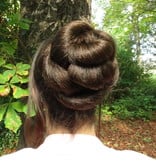 Rose Chignon Hair Bun, S