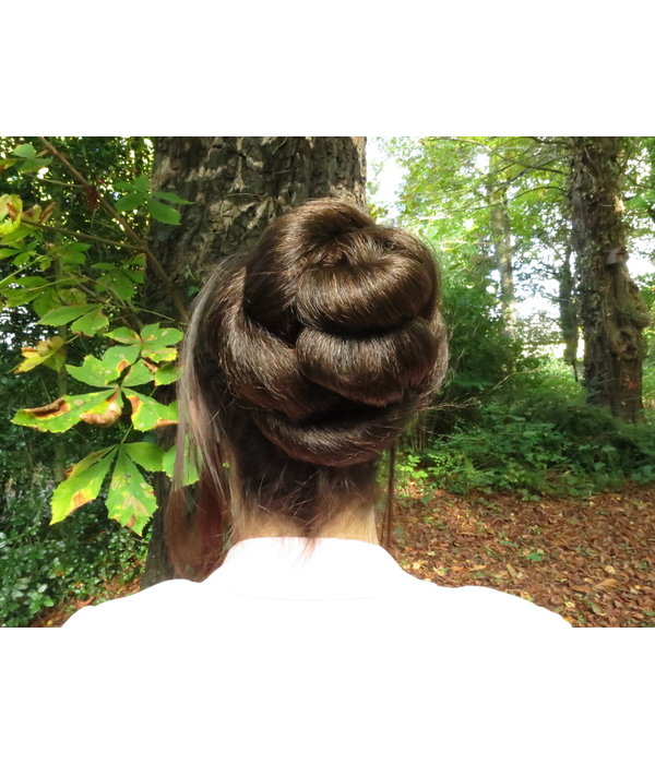 Rose Chignon Hair Bun, S