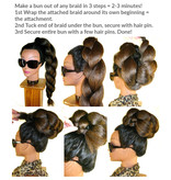 Braided Elf Chignon/ Hair Bun