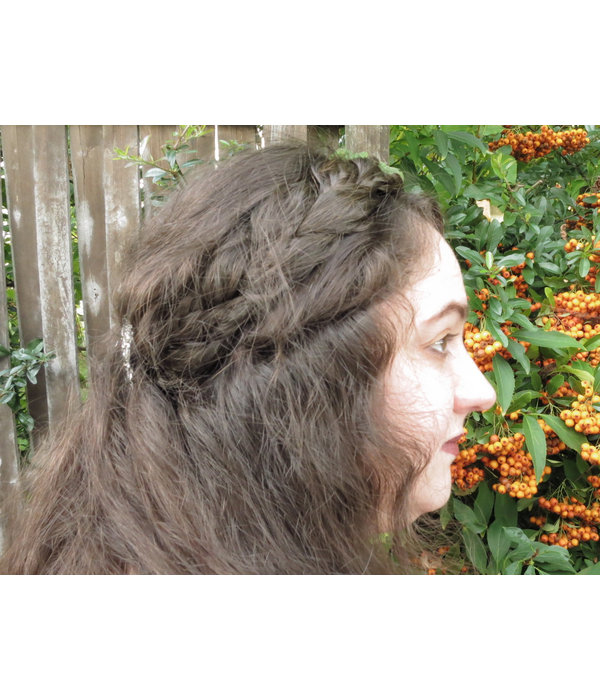 Rapunzel Braid Headband messy look