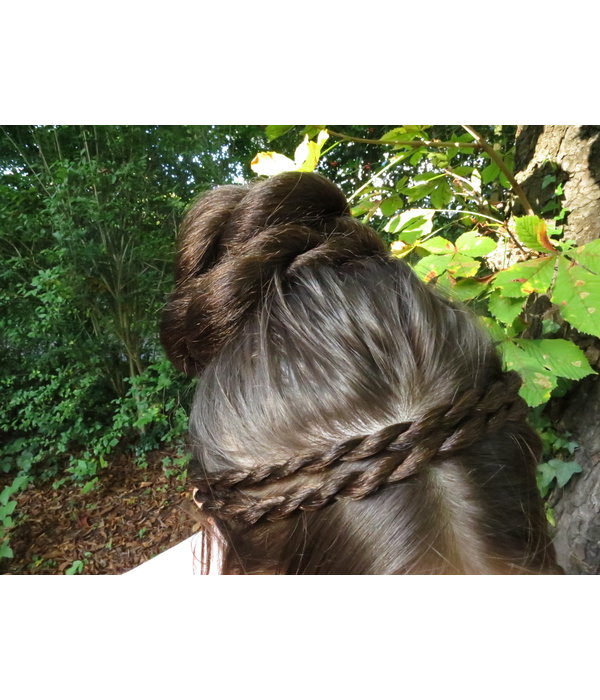 Double Braid Headband, twisted & extra thin