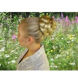Braided Afro Chignon M & Rose Bun