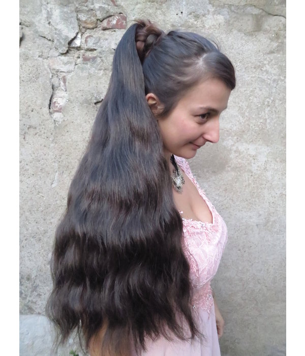 Rose Bun L for straight & wavy hair