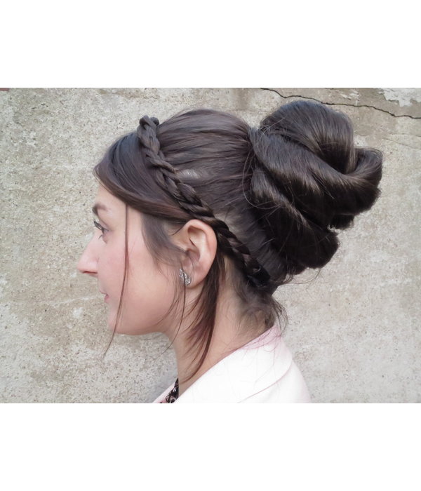 Rose Bun L size, Multi-Hairstyle Hairpiece