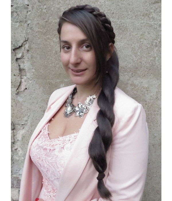 Rose Bun L for straight & wavy hair