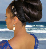 African American Twist Bun Hairpiece M