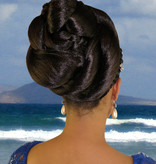 African American Twist Bun Hairpiece M