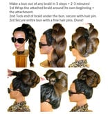 African American Twist Bun M extra