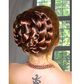 Braided Hair Bun & Braid S extra, crimped hair