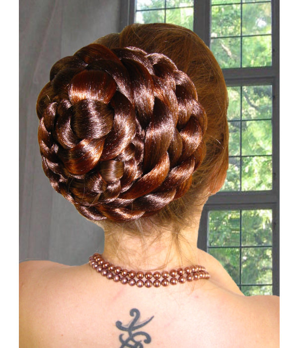 Classic Braided Chignon S Extra for all hair