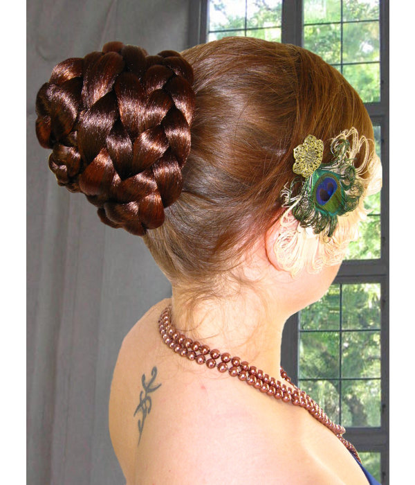 Classic Braided Chignon S Extra for all hair
