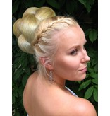 Supersize Hip Hop Twist Bun, voluminous hair