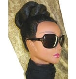 Supersize Hip Hop Twist Bun, voluminous hair